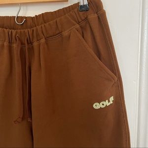 Golf Wang brown sweats